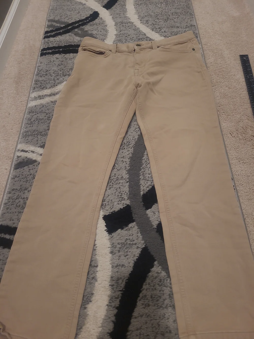 Banana Republic Jeans Mens 32x30 Brown Travel Slim Fit Stretch Denim Pants